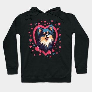 Pomeranian Valentine Day Hoodie